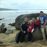 great beach break with E off shore, Fanore