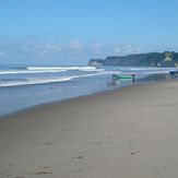 Canoa low tide