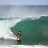 Biggest wave of the day!, Playa Remonso