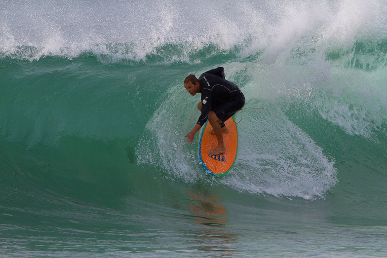 local hero, Newcastle Beach