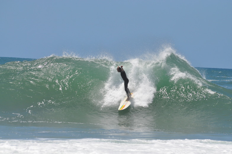 Mark Bedser surfing Gonubie Point, The Point (Gonubie Bay)