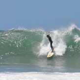 Mark Bedser surfing Gonubie Point, The Point (Gonubie Bay)
