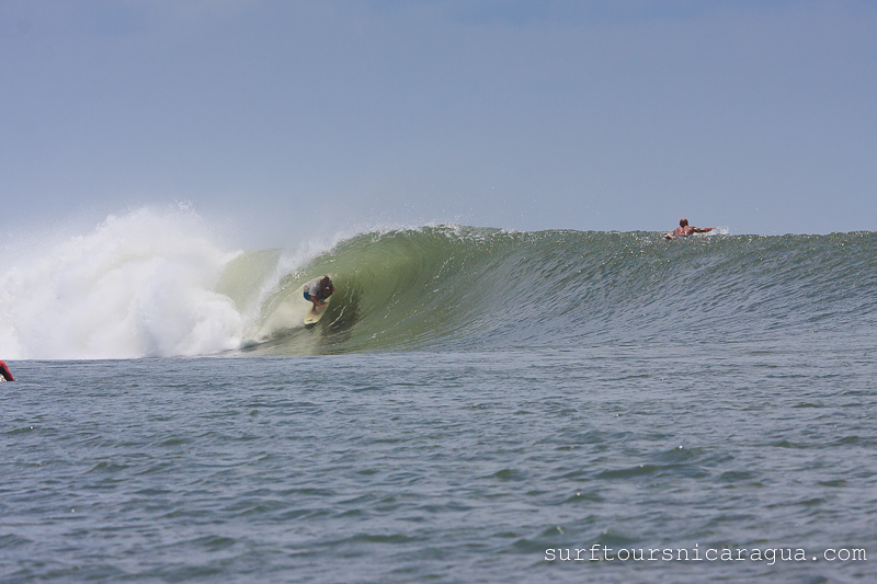 on the foamball, Puerto Sandino