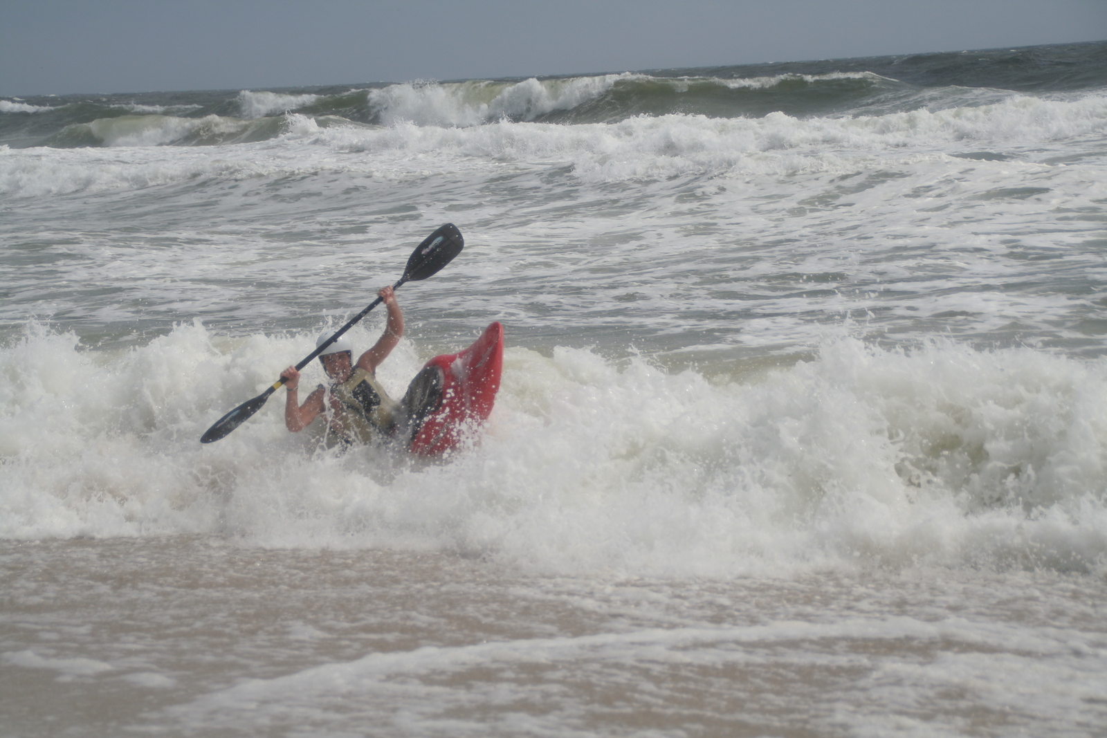Riding a Wave from Tropical Storm Leslie, Jones Beach State Park