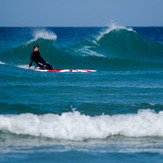 Surf-rescue en Sabón, Playa de Sabon