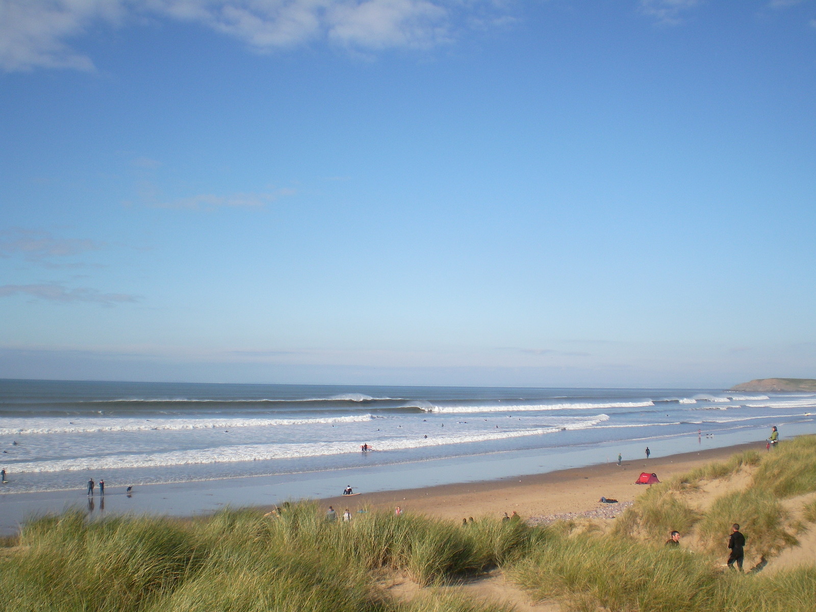 over head surf, Llangennith