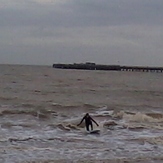 winter surf, Walton-On-The-Naze