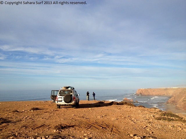 A fun beach break south of Sidi Ifni. Sahara Surf