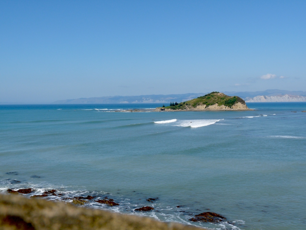 The Island, from Sponge Bay, Tuamotu Island