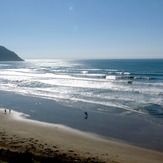 Looking north from the Wainui end, Makorori Centre