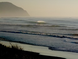 Early for offshore - Chalet, Wainui Beach - Whales photo
