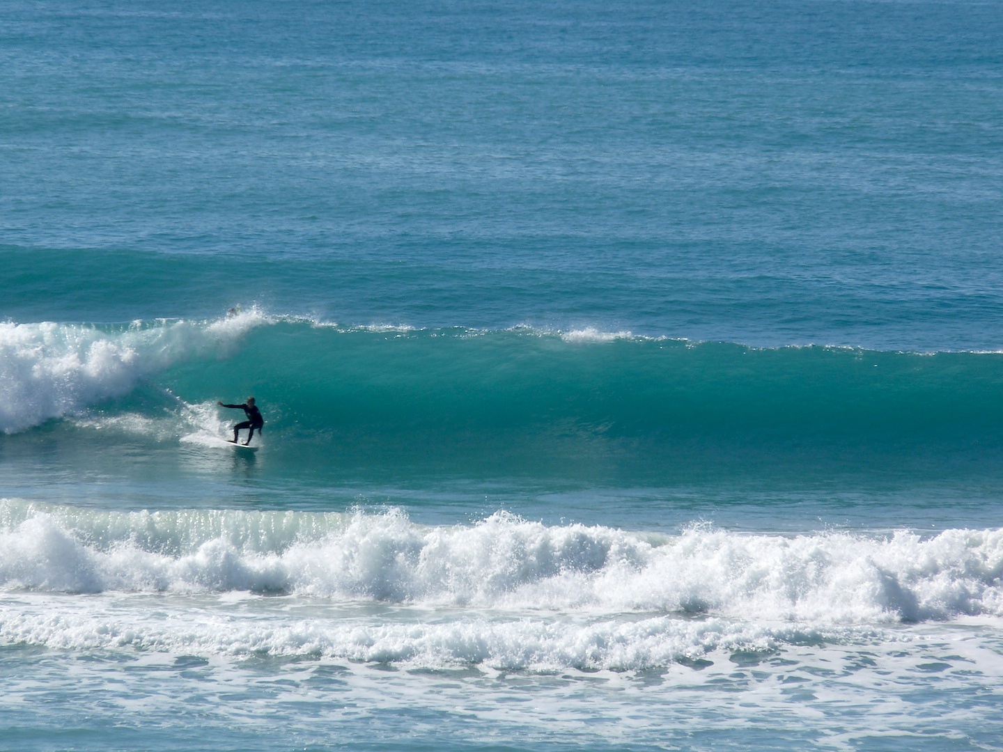High tide left at Pines, Wainui Beach - Pines