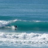 High tide left at Pines, Wainui Beach - Pines