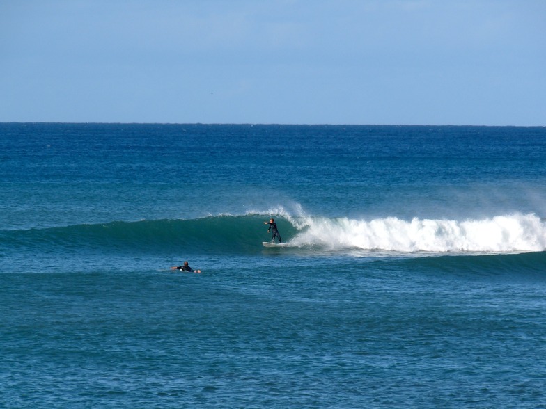 Two breaks east of The Spit, Tuahuru Reefs