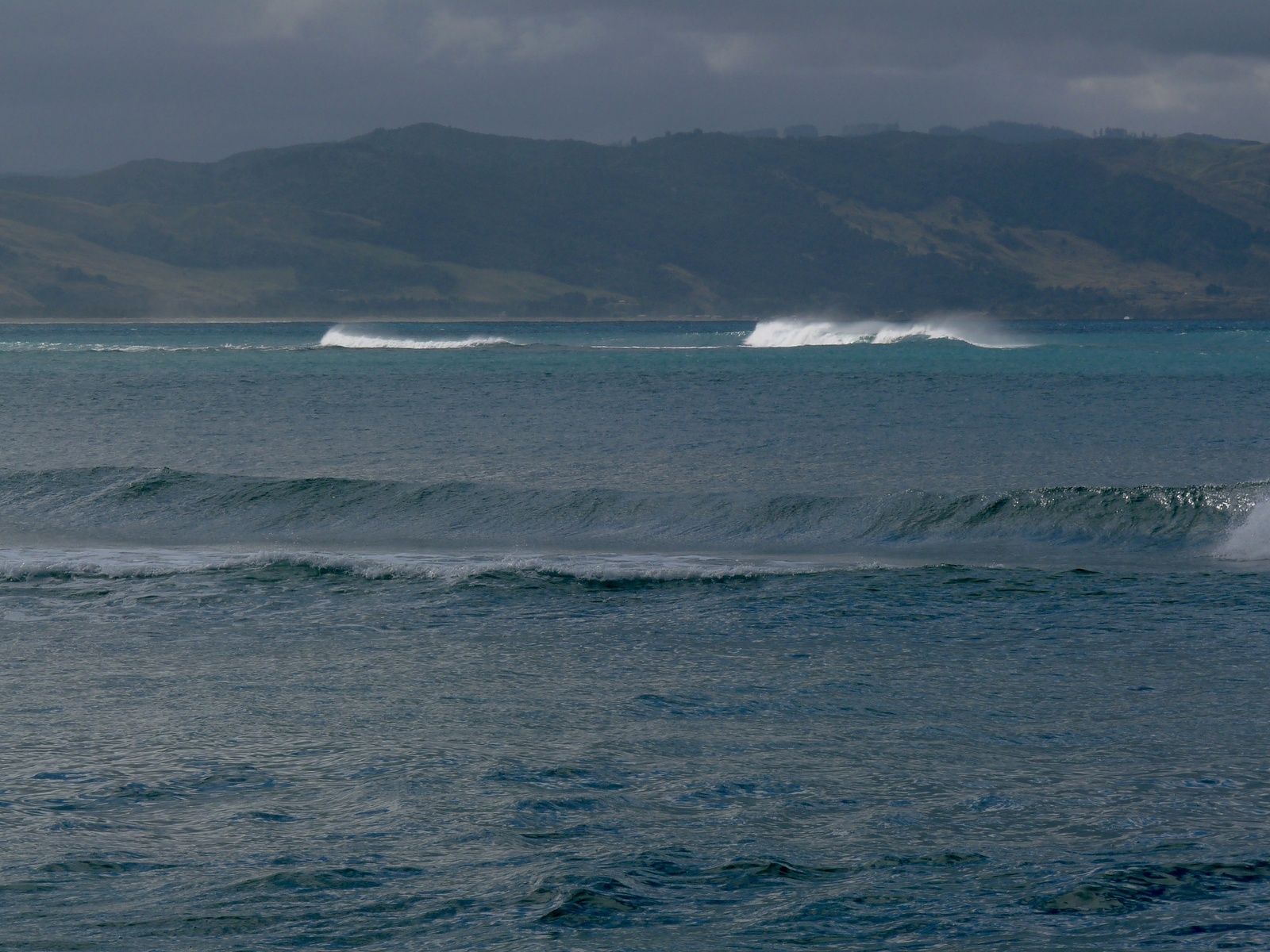 The Spit at high tide, Mahia Spit