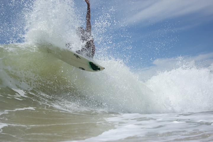 na orelha, Praia Brava