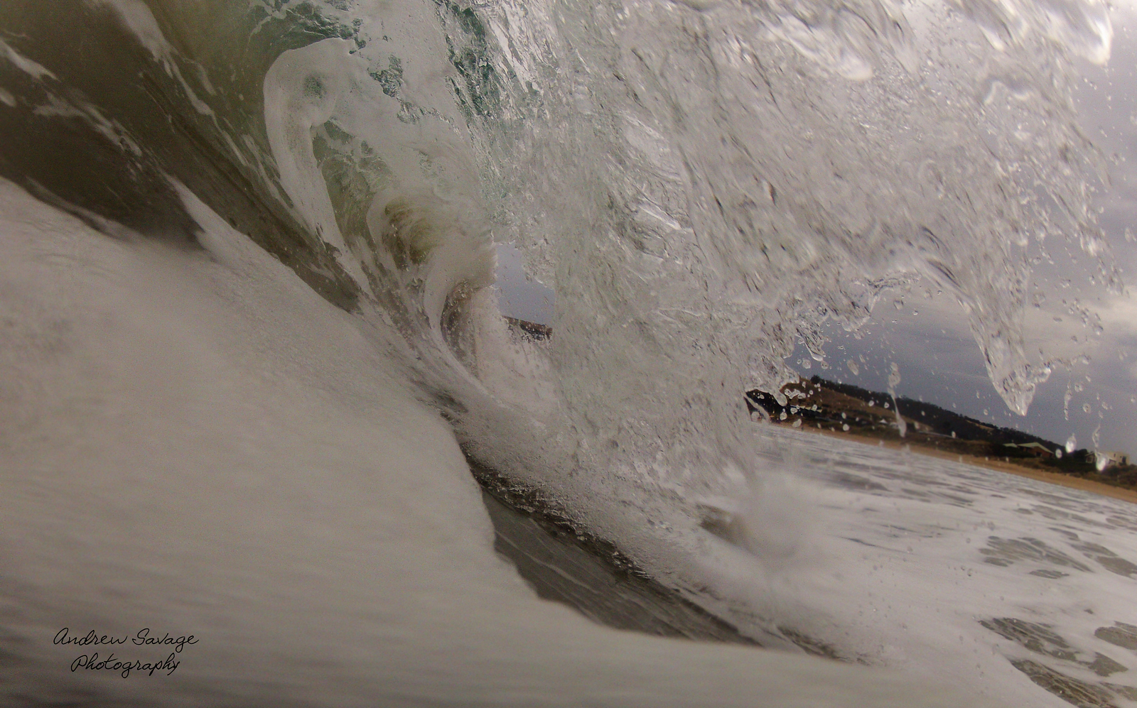 foamy barrel, Clifton Beach