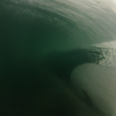 behind the barrel, Clifton Beach