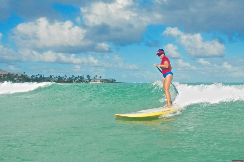 SUP'in at Castles, Castles Beach