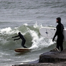 Lee Williams surfing the Elbow, Sheboygan