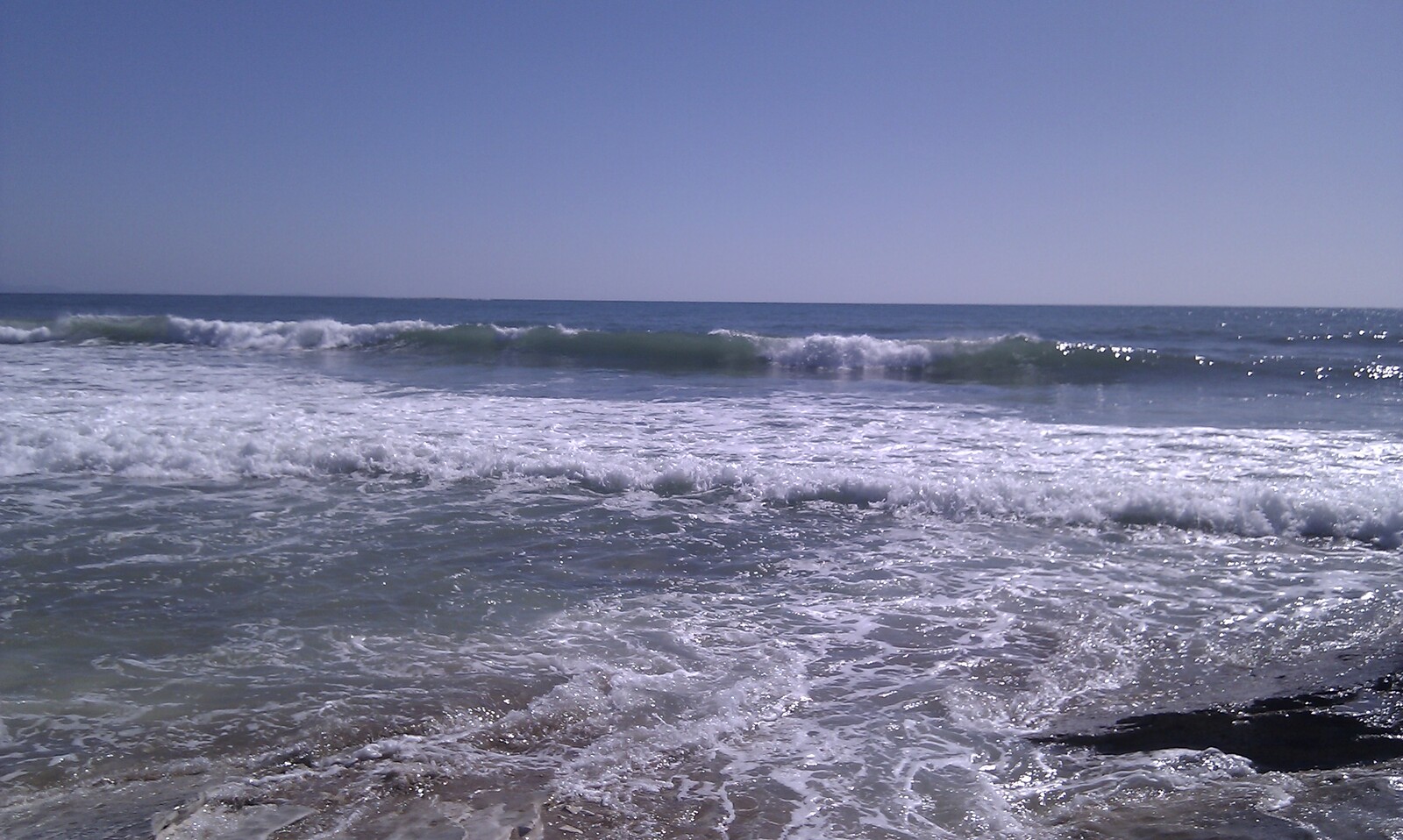 sunny surfing session, Camp Kazela Medulin