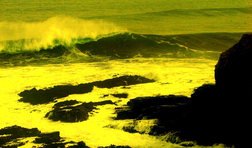 el gusto de entrenar solitariamente, Punta de Lobos