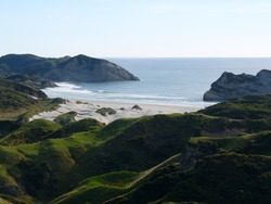 End of Summer, Wharariki Beach photo