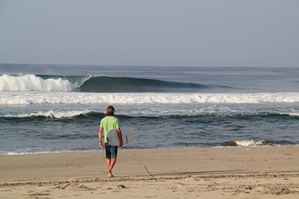 Facing the first break of Mandiri, Krui