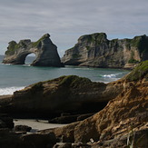 Wharariki mal wave, Wharariki Beach