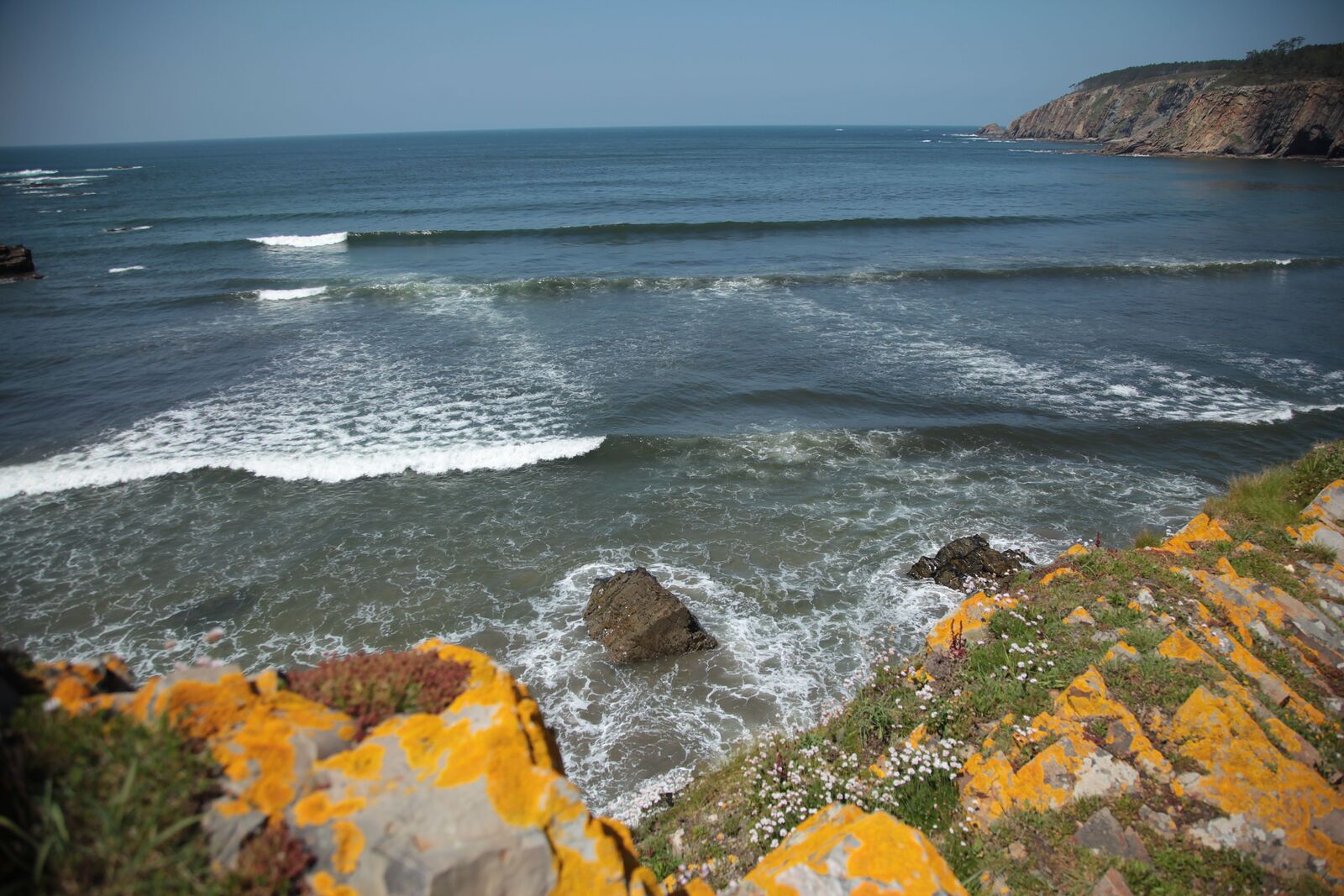 Hidden sand bank, Playa de Cueva