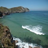 High tide slop, Playa de Vidiago