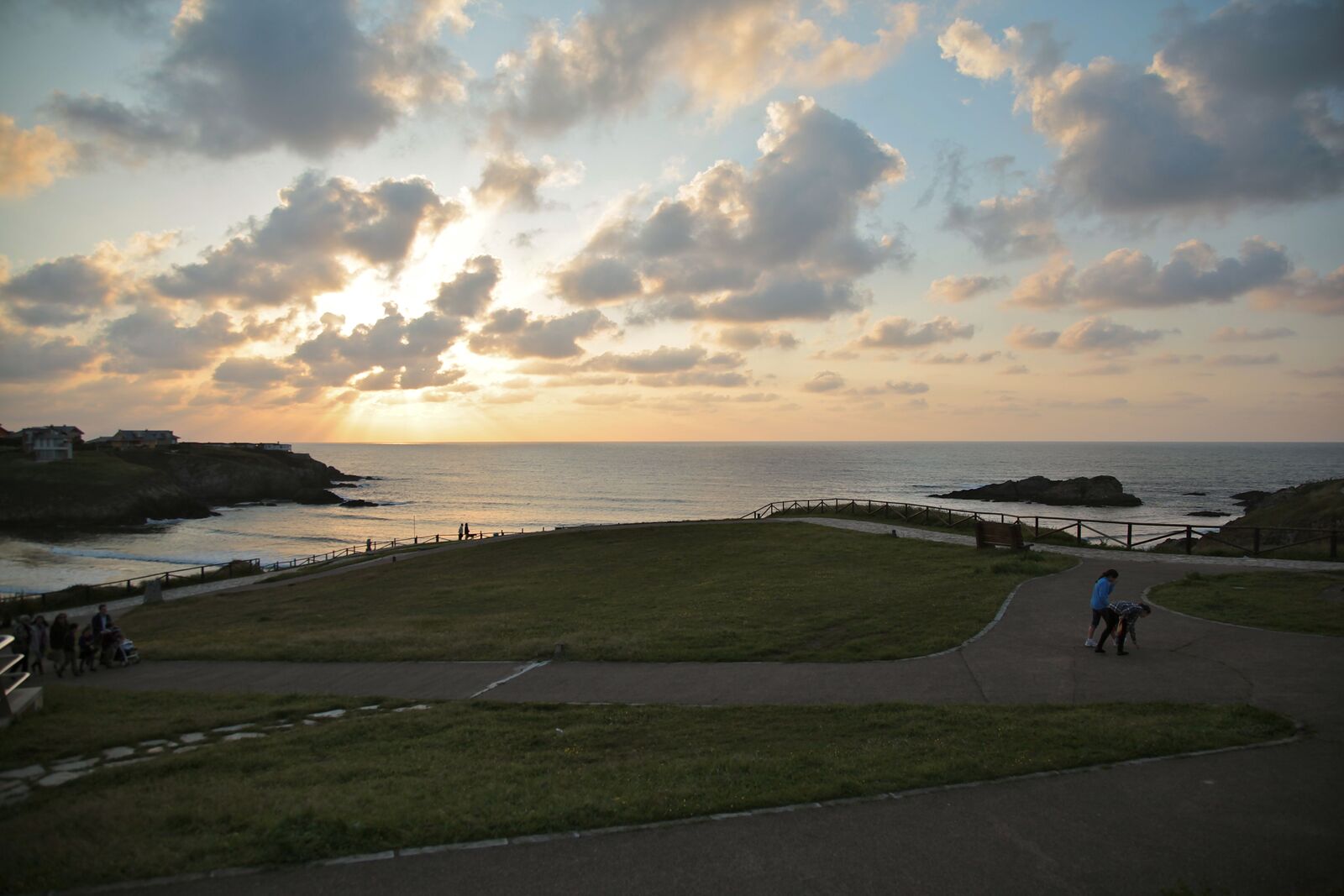 Sunset in Tapia, Tapia de Casariego