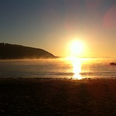 early morning mist, Maenporth