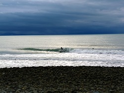 Winter surf at The Glen photo