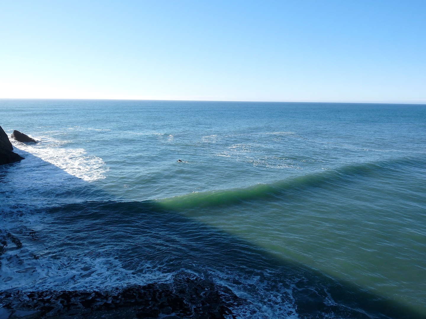 Fletchers in mellow mood, Fletchers Beach