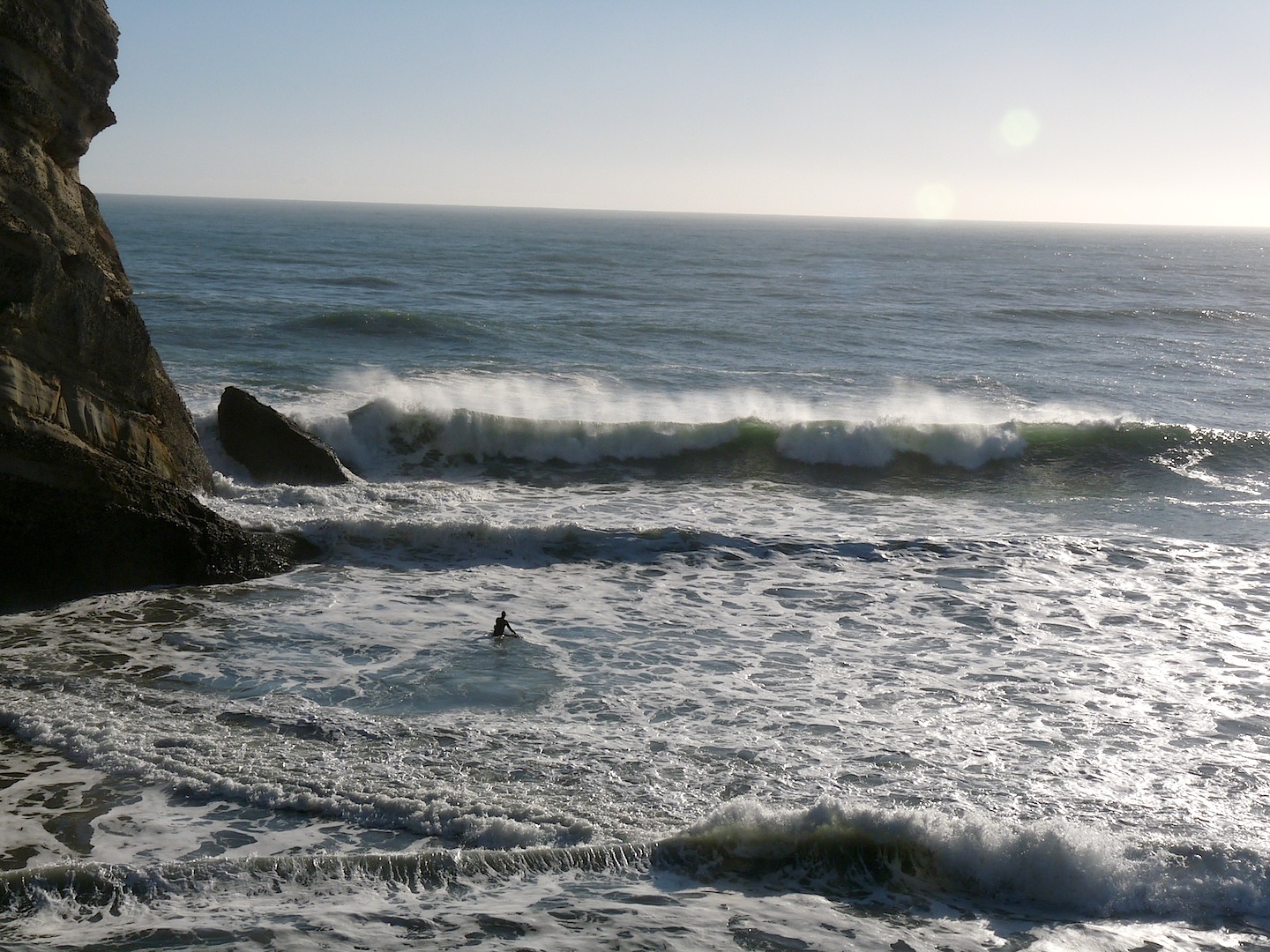 Fletchers - two swells, Fletchers Beach