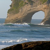 Archway Islands at Wharariki, Wharariki Beach