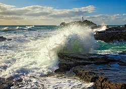 Crashing Wave, Godrevy photo