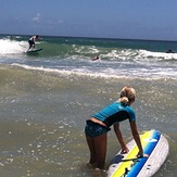 Hannah Watching Sean, Fort Pierce North Jetty