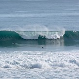 Paddling out at Sandhills, Anatori River