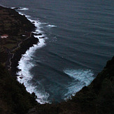 Praia do Norte from the cliff above, Faial - Praia do Norte