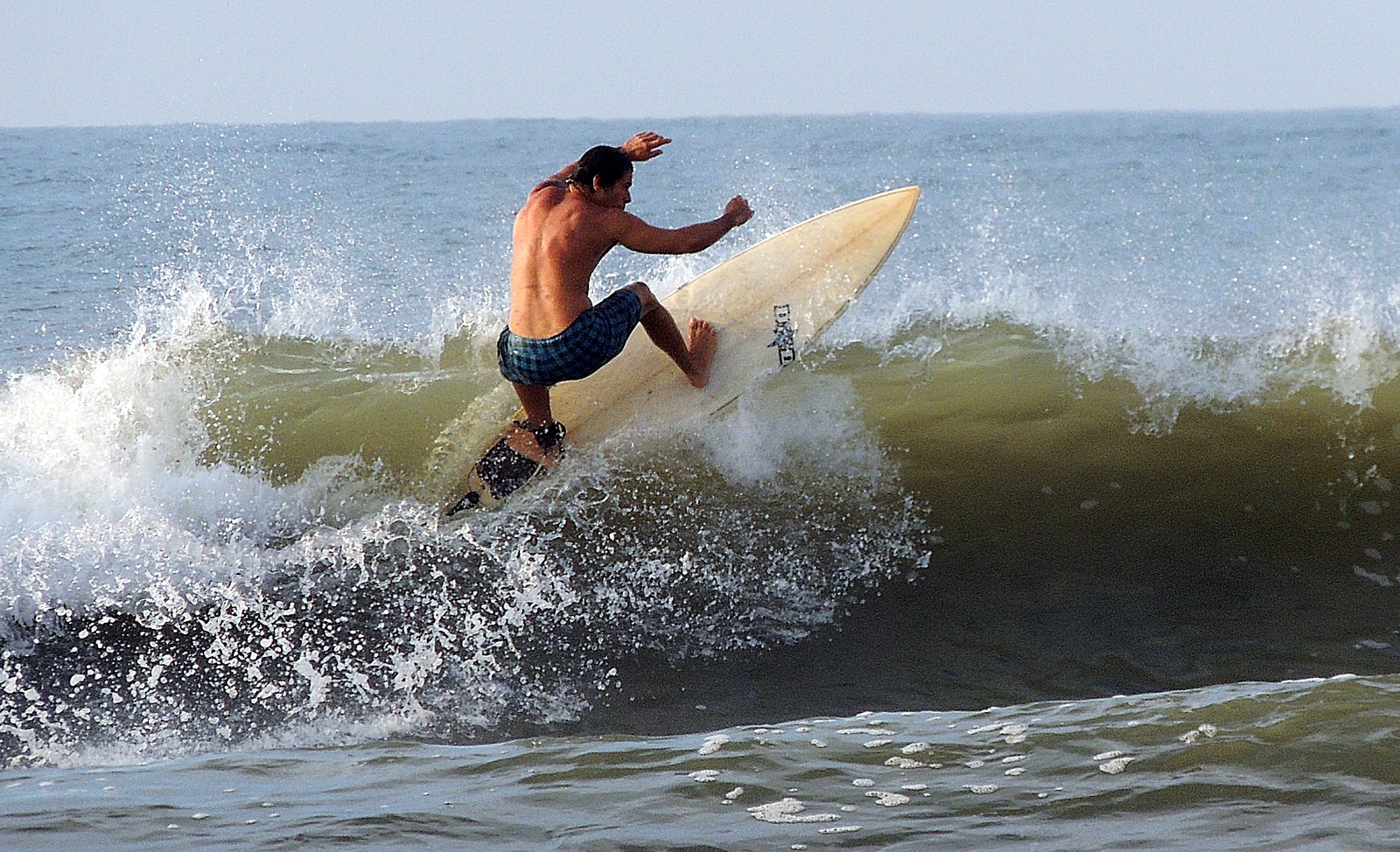 finally...some small surf, Surf City Pier