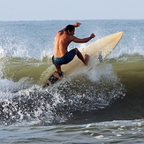 finally...some small surf, Surf City Pier