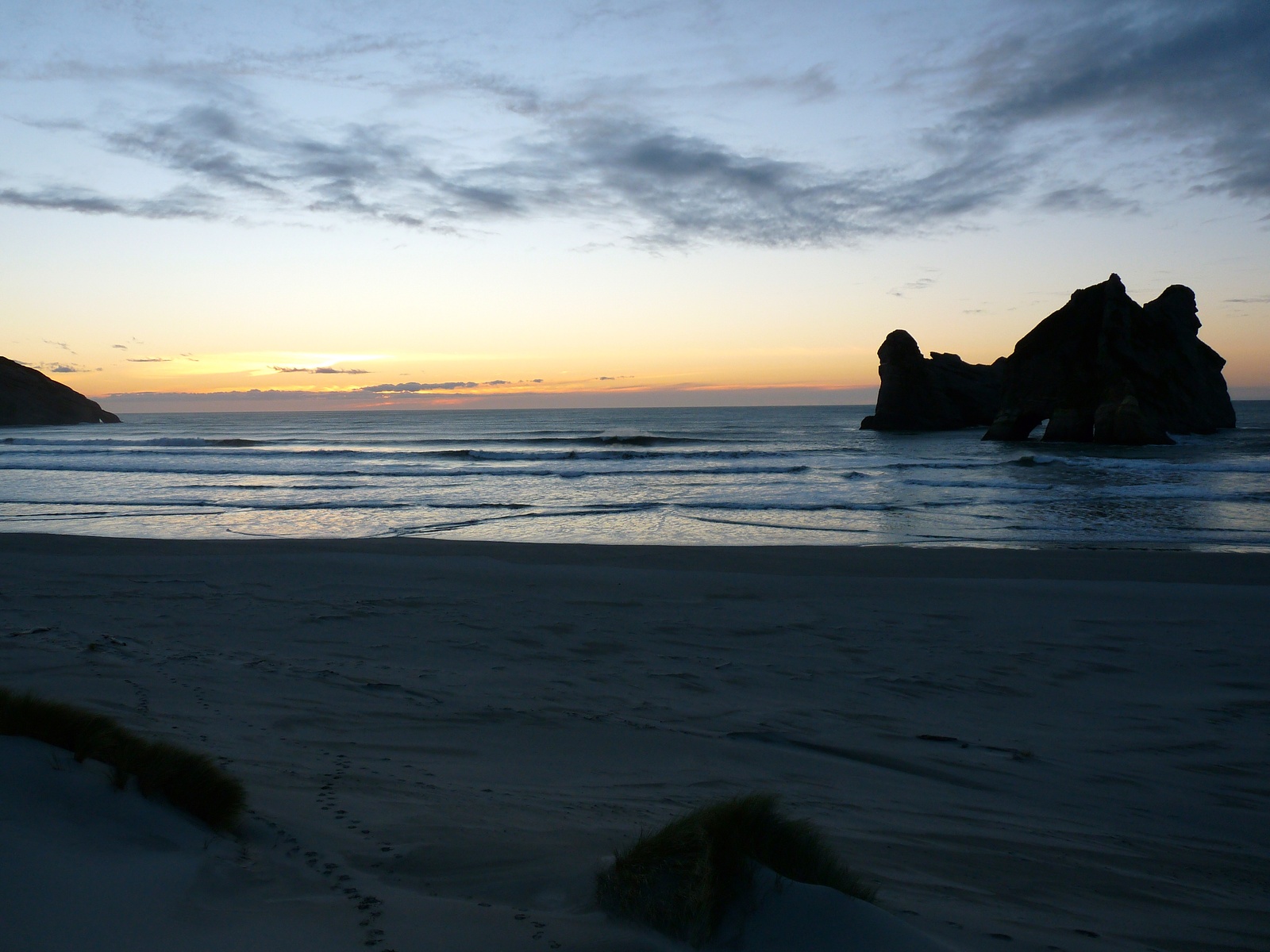 Wharariki Sunset, Wharariki Beach
