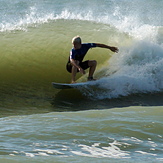 Spring suit in August?, Surf City Pier