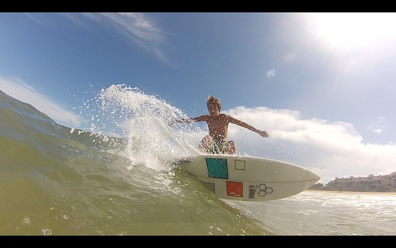 Ian Devine surfing, Ponte Vedra