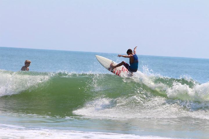 Look ma, no hands, The Pier
