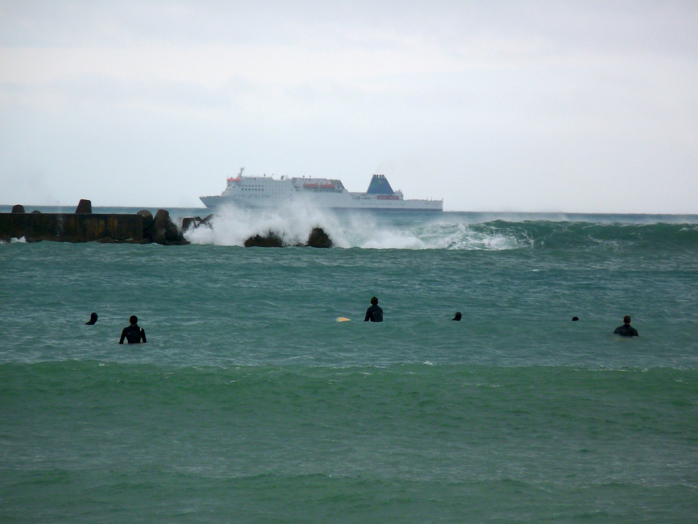 Lyall Bay breakwater