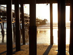 Low Tide, San Clemente Pier photo