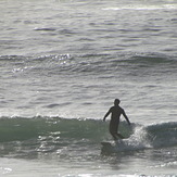 old school nose riding, Pacific City/Cape Kiwanda